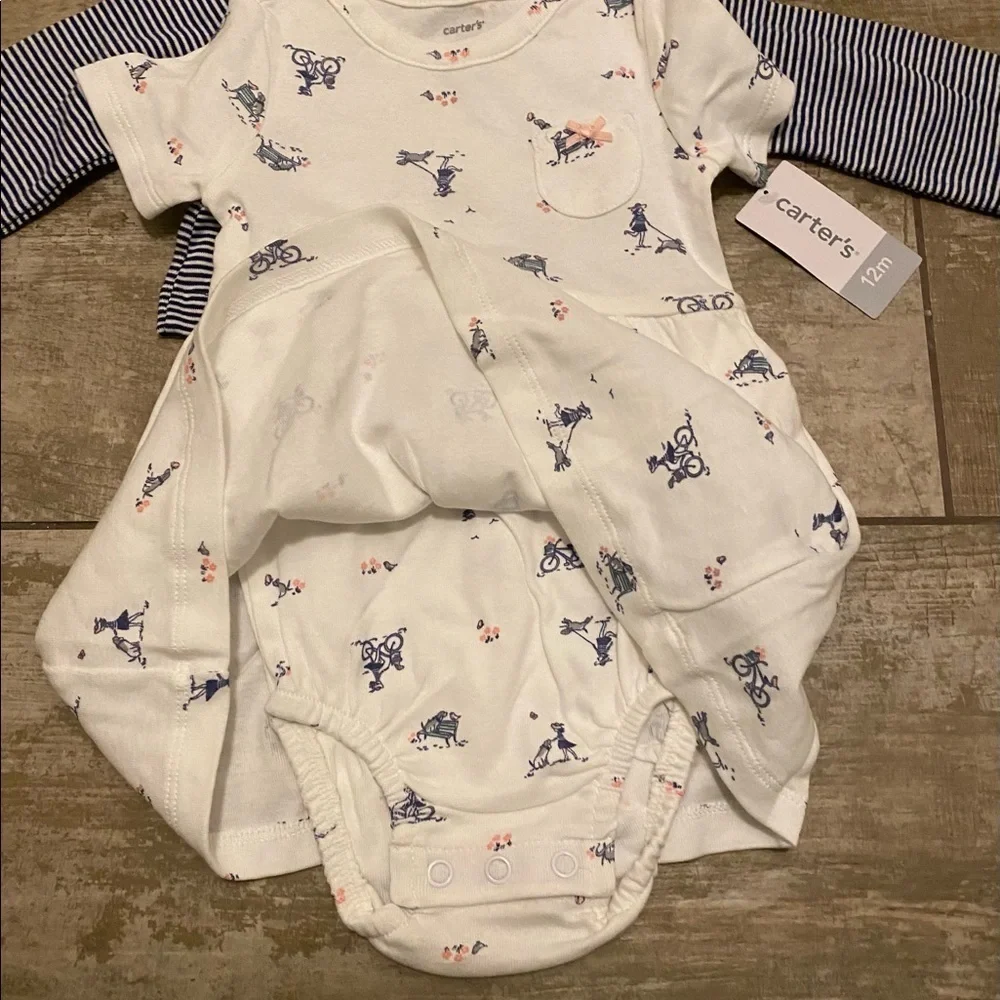 NWT carters 2-piece sweater/dress set